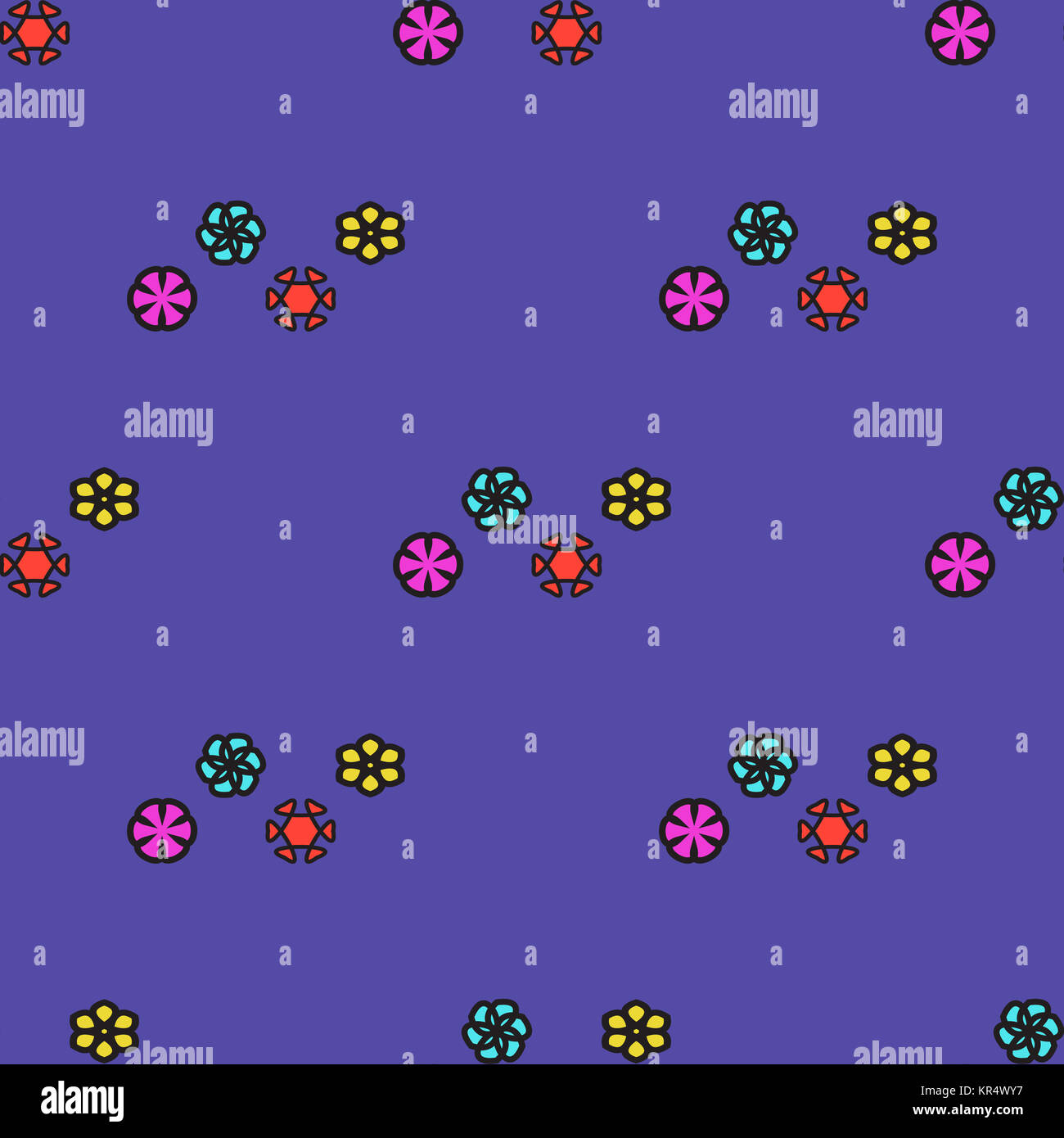 Seamless floral pattern Stock Photo - Alamy