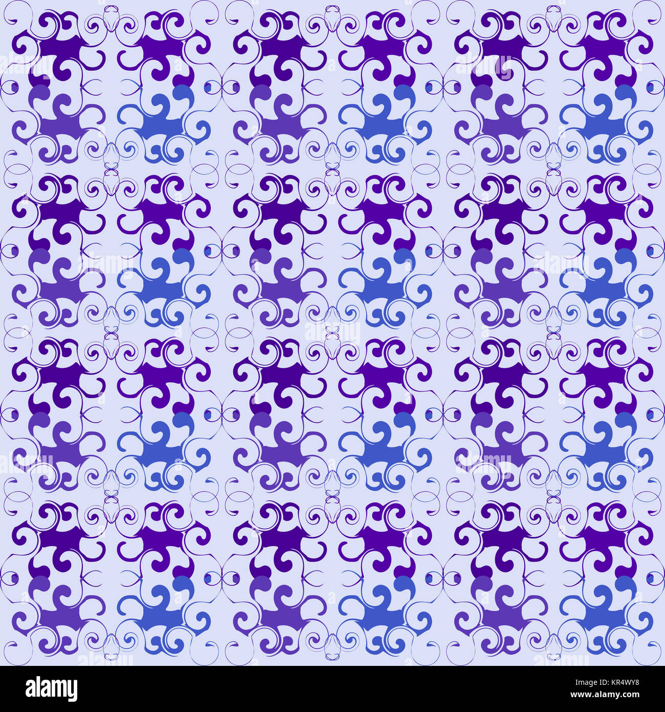 Seamless floral purple pattern Stock Photo - Alamy