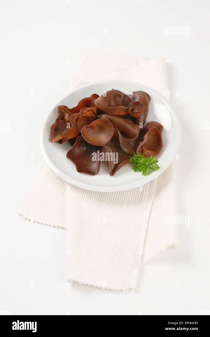 wood ear mushrooms Stock Photo Alamy