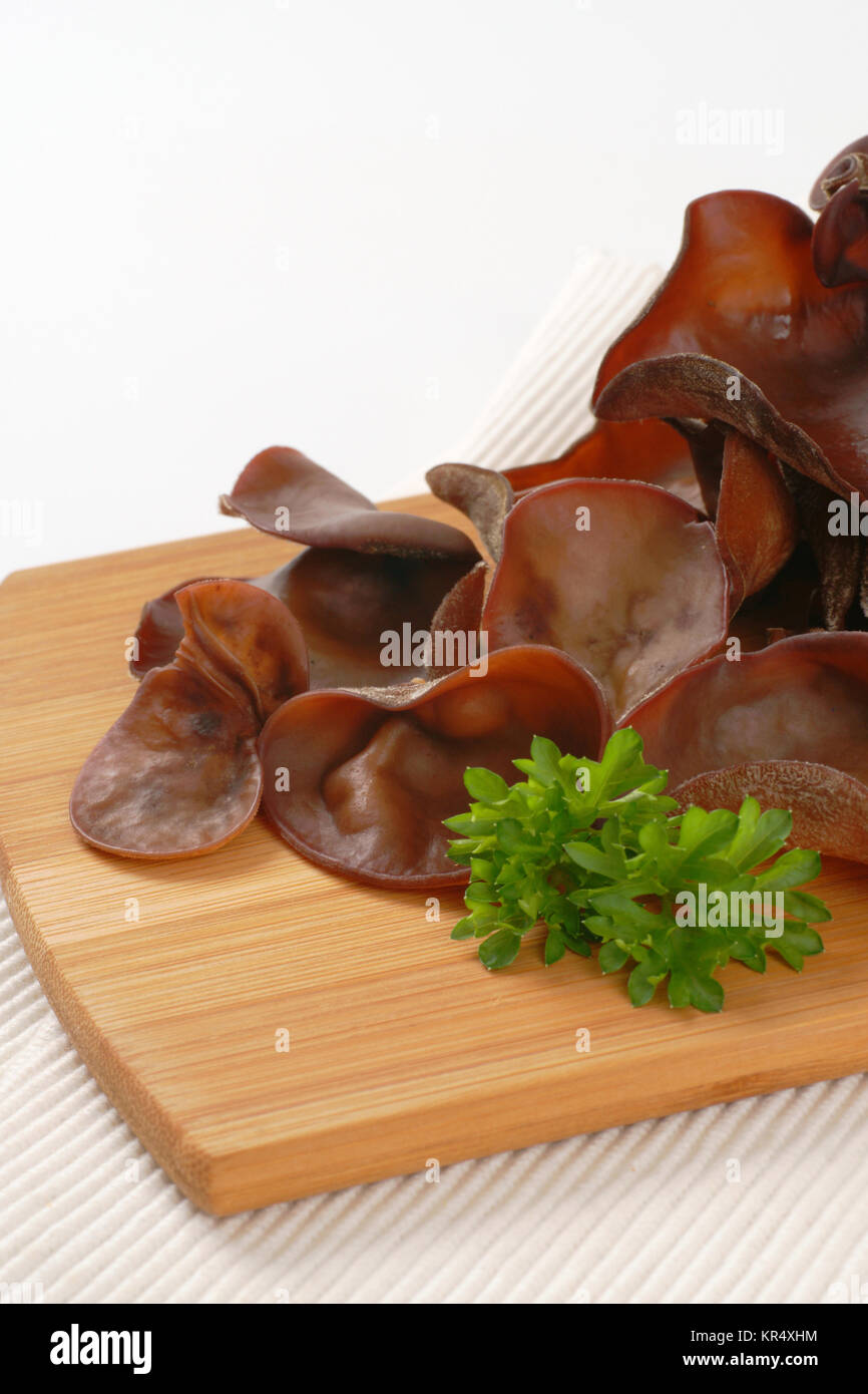 wood ear mushrooms Stock Photo Alamy