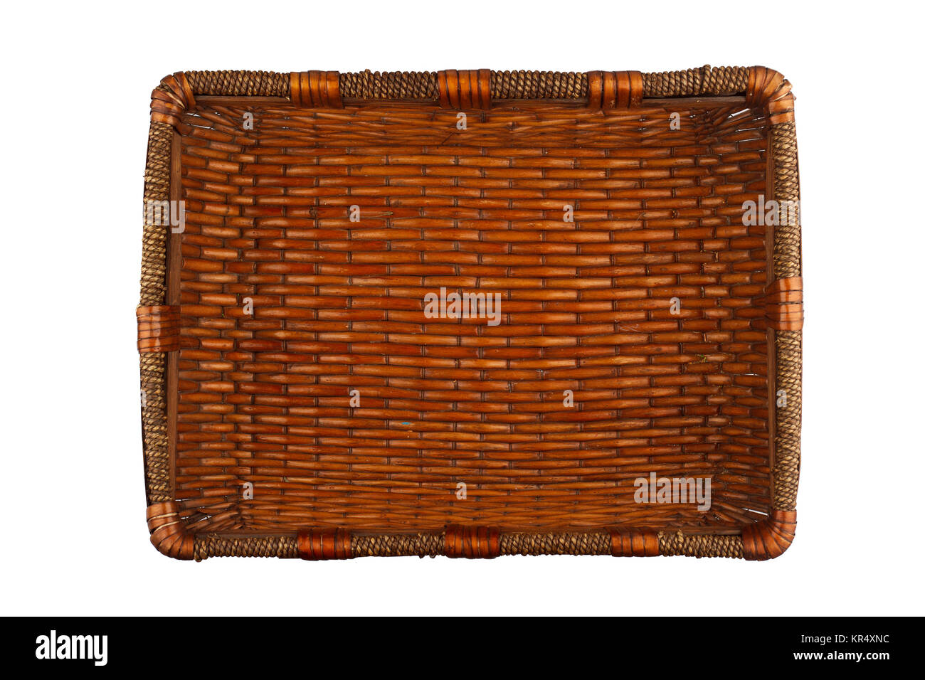 Rectangular wooden basket Stock Photo Alamy