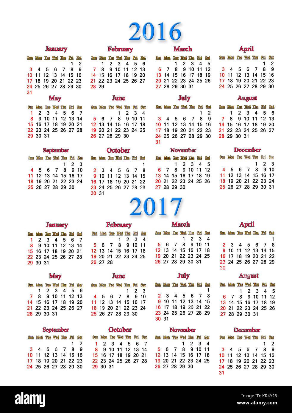 2016-2017 Boot Calendar: Updated 05/04/16