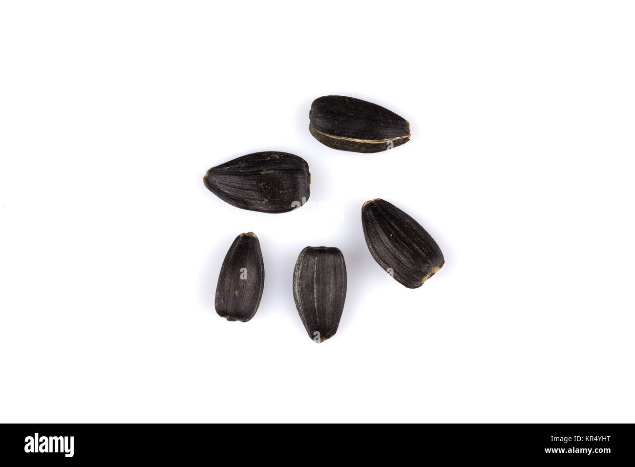 Heap of black sunflower seeds Stock Photo Alamy