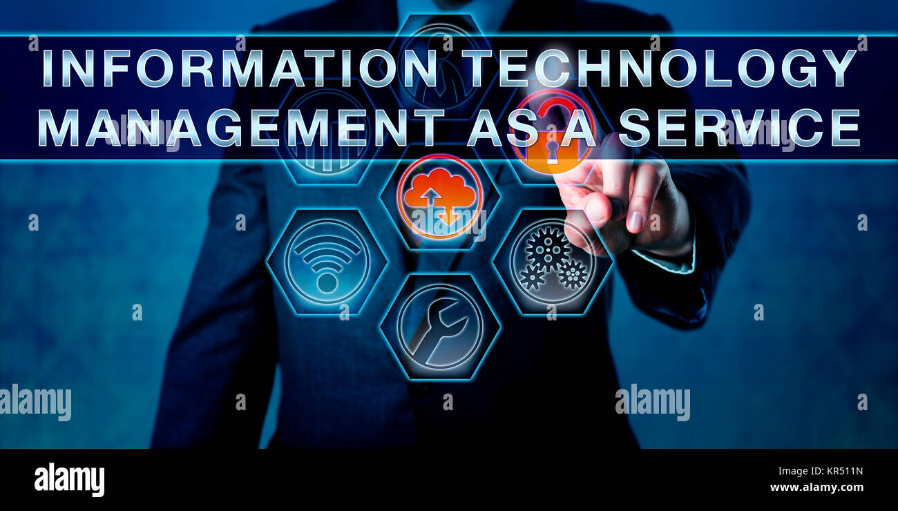 INFORMATION TECHNOLOGY MANAGEMENT AS A SERVICE Stock Photo Alamy