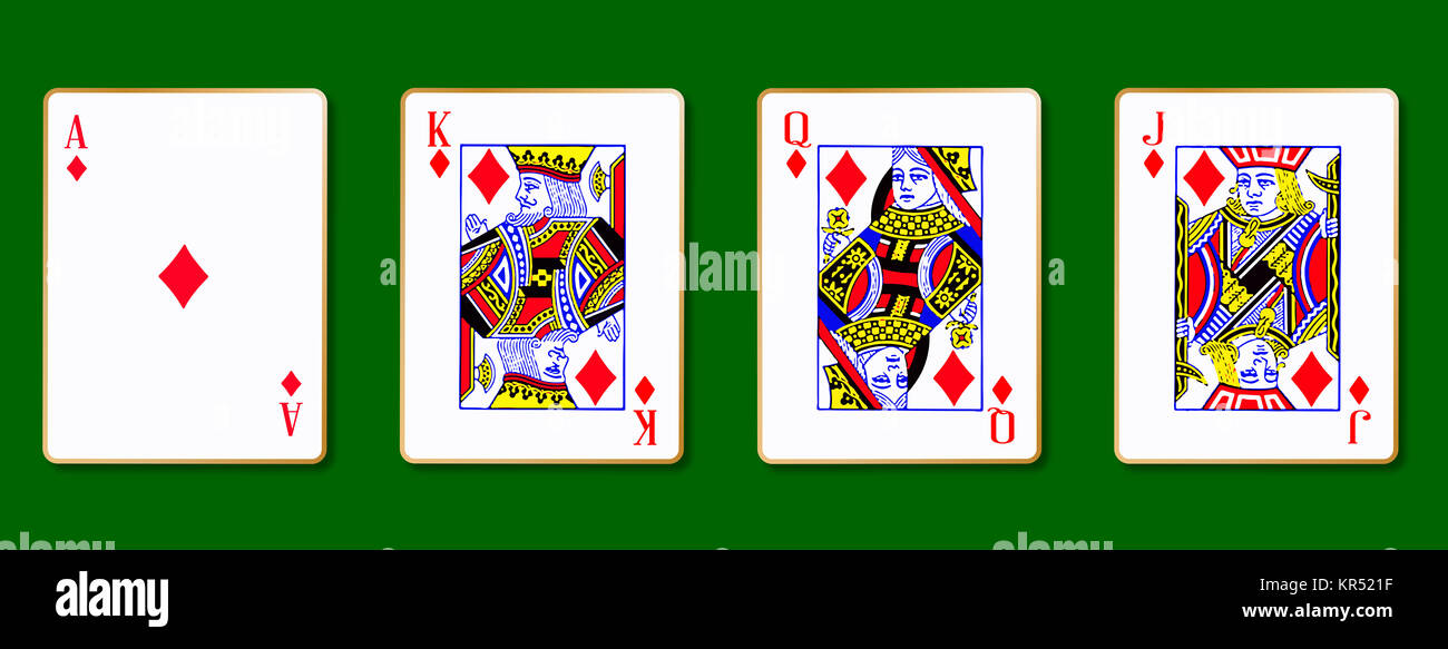 The Royal Diamond Cards Stock Photo - Alamy