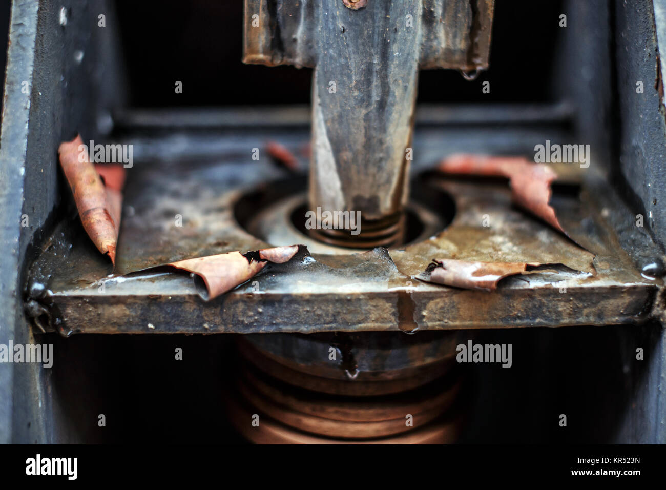 Industrial parts of railway carriage Stock Photo Alamy