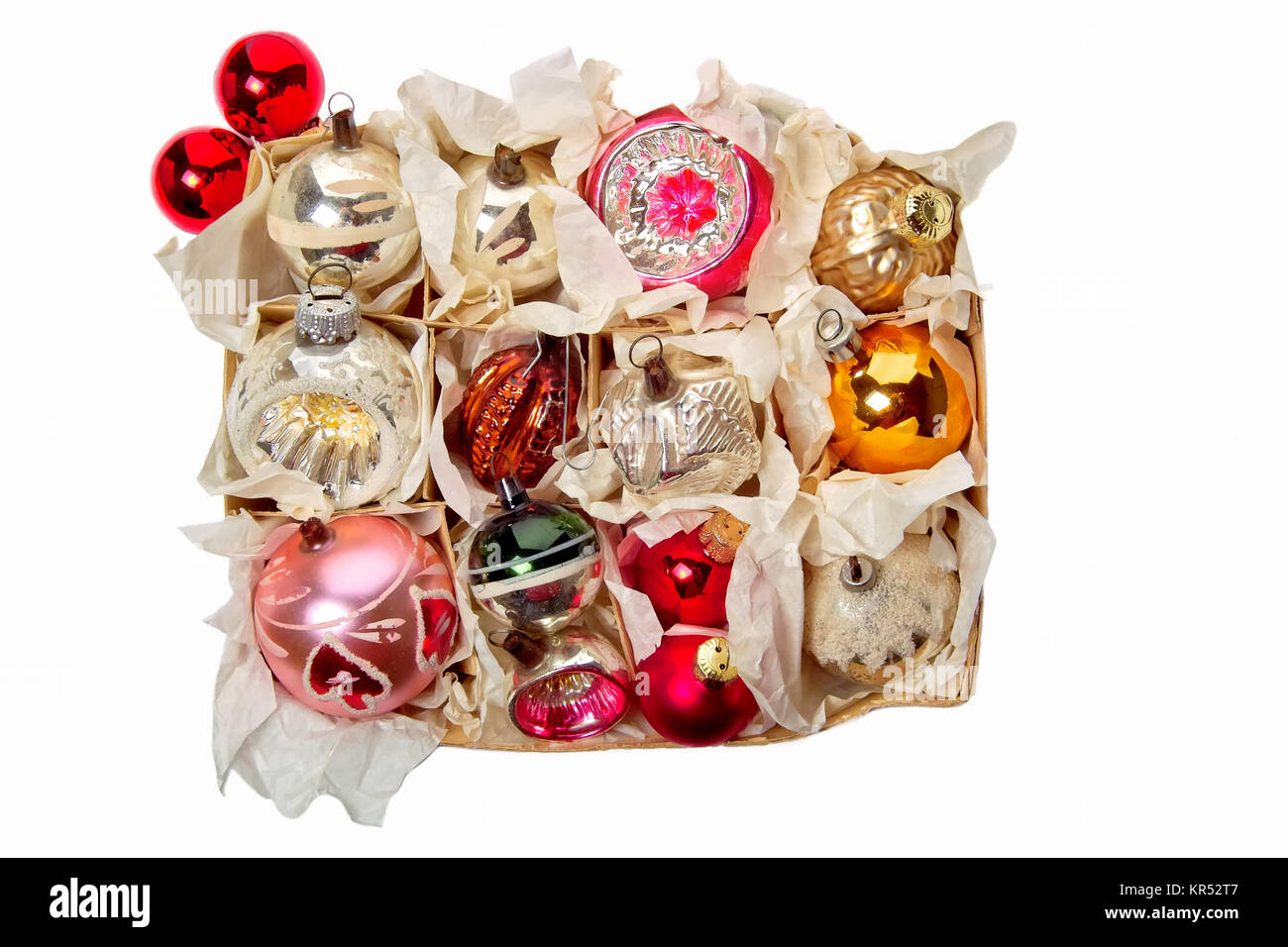 Christmas tree balls Stock Photo Alamy