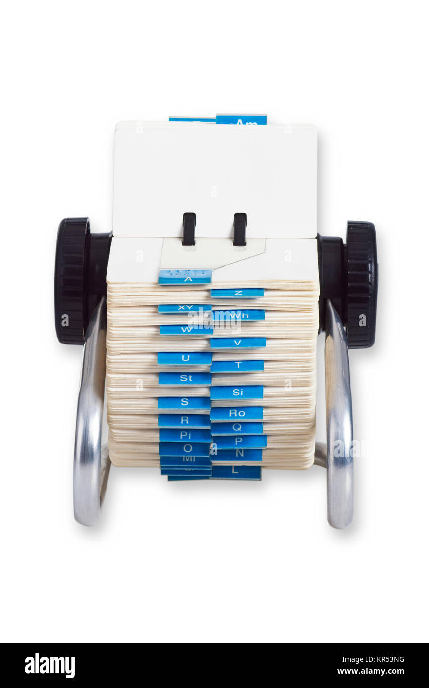 Rotation card index hi-res stock photography and images - Alamy