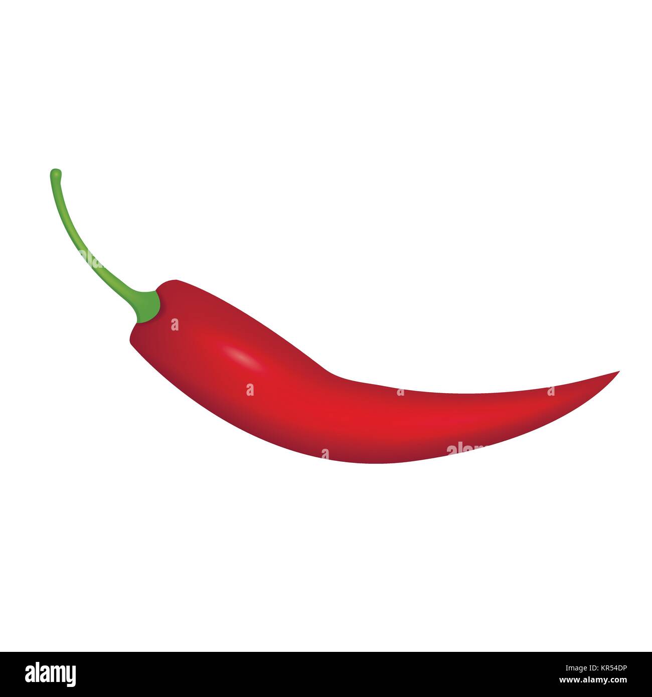 Red hot chili pepper Stock Vector