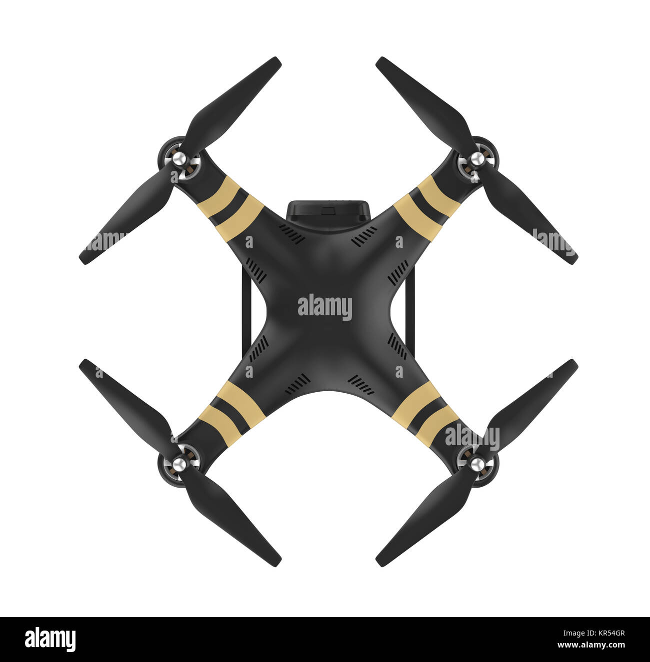 Drone with Camera Isolated Stock Photo