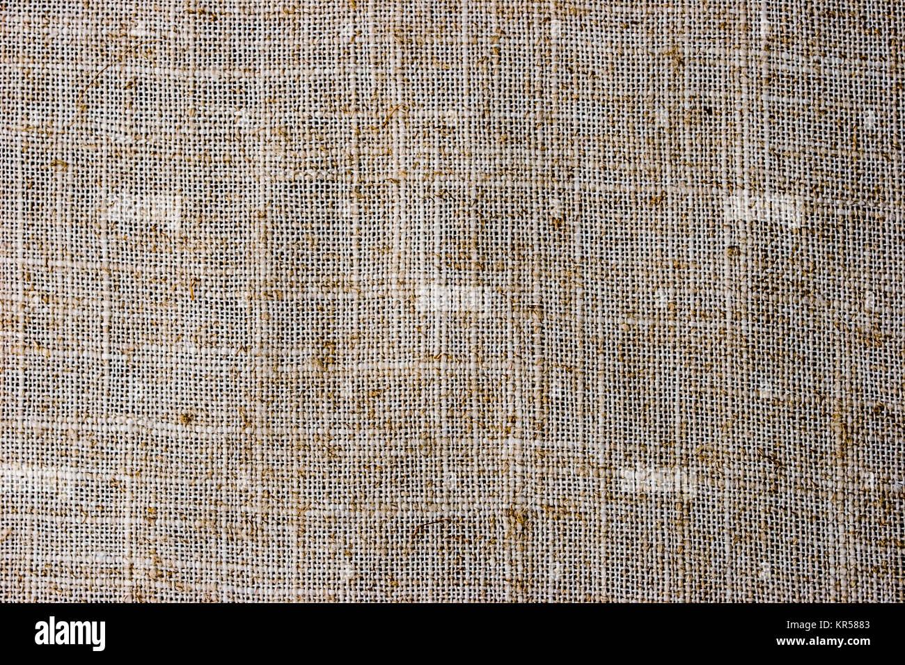 Natural flax napkin background close-up Stock Photo