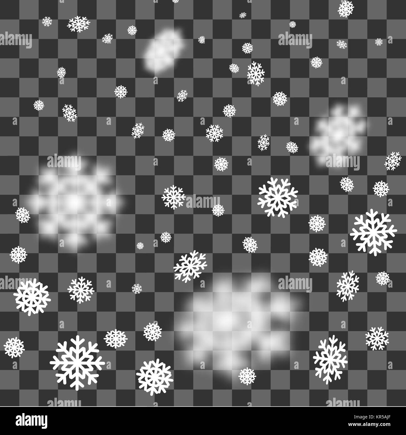 Snowflake shimmer falling transparent hi-res stock photography and ...