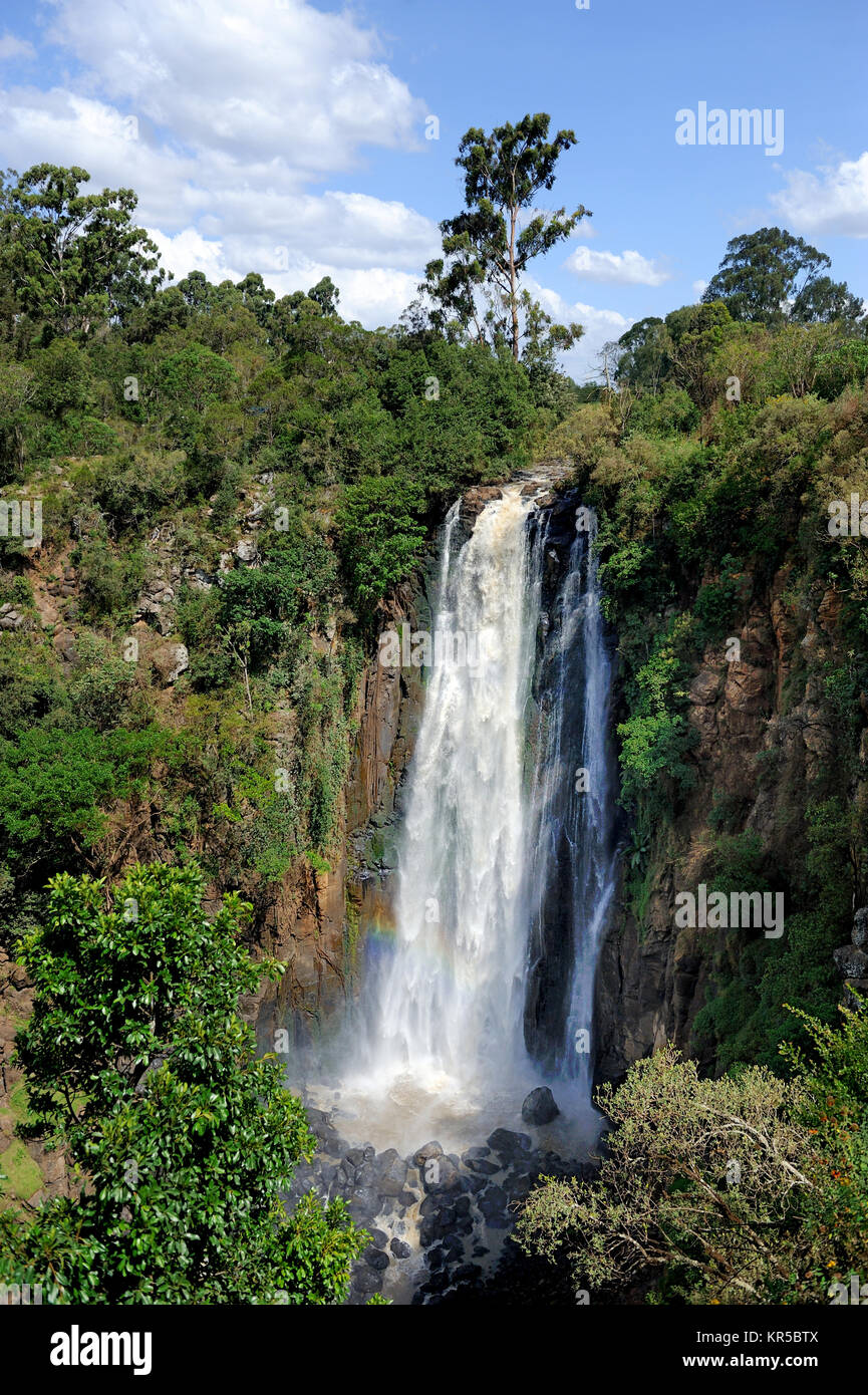 Big Thomson's Falls. Africa, Kenya Stock Photo