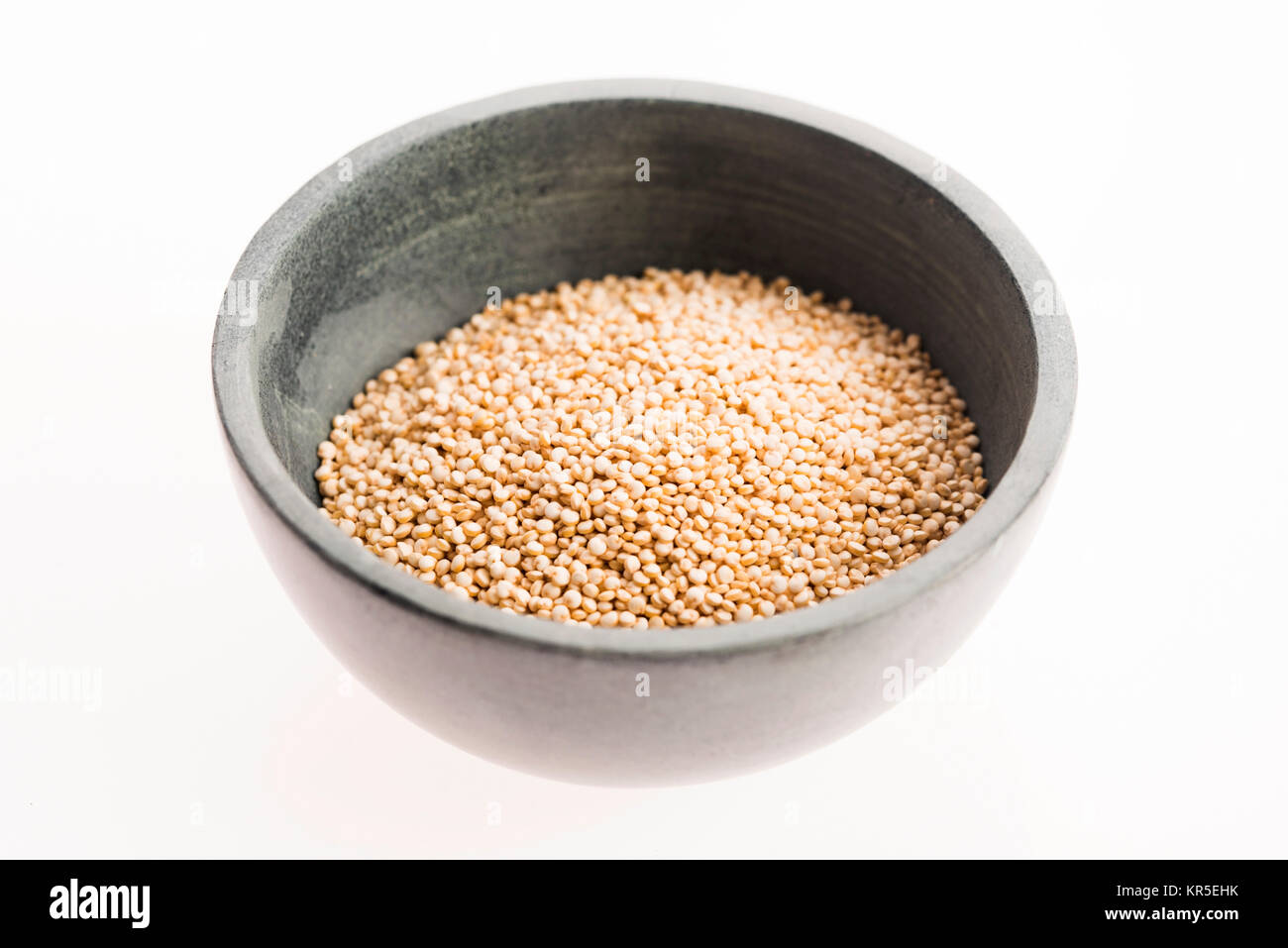Quinoa grain on white background Stock Photo Alamy