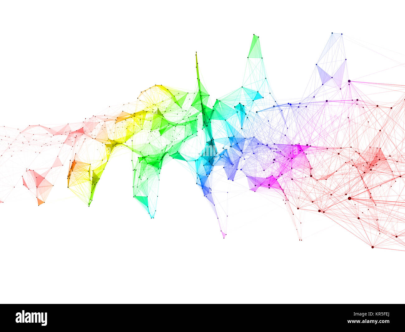Linear Network Wave Stock Photo Alamy