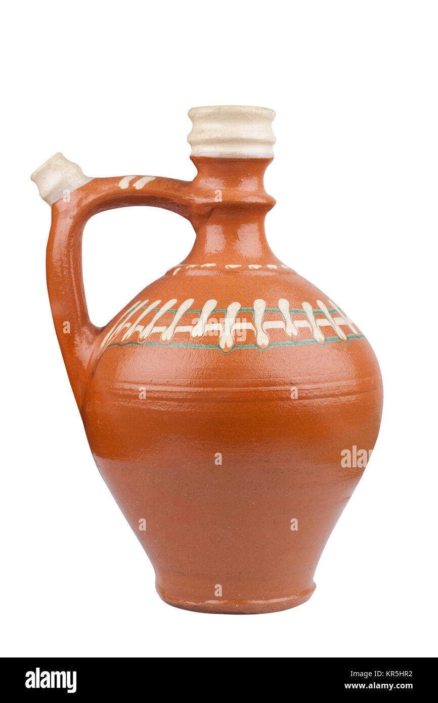 Traditional pottery vase with handle Stock Photo Alamy
