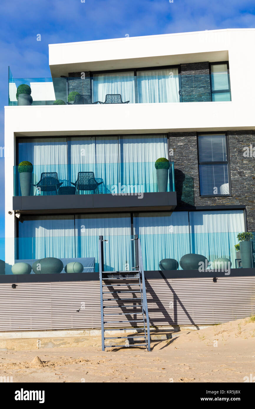 Luxury seaside properties at Sandbanks, Poole, Dorset, England UK in