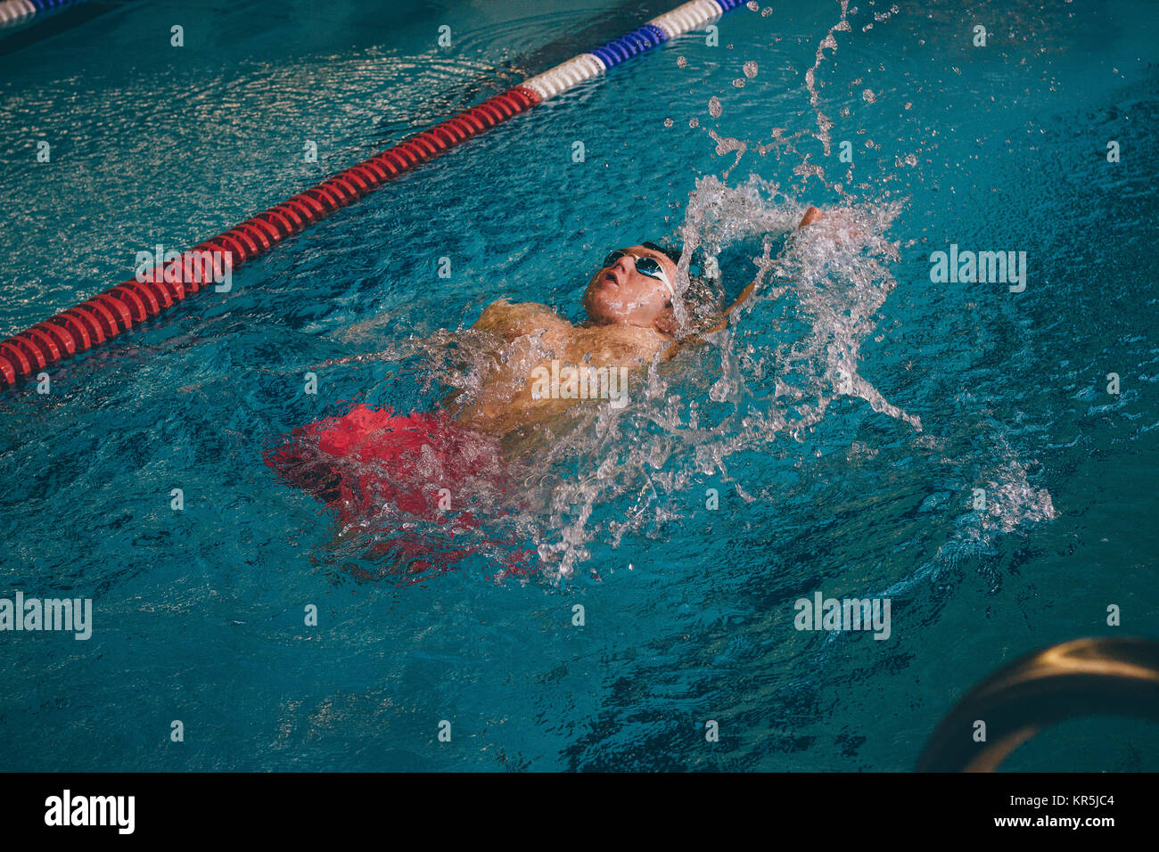 Quadriplegic Professional Swimmer Stock Photo Alamy