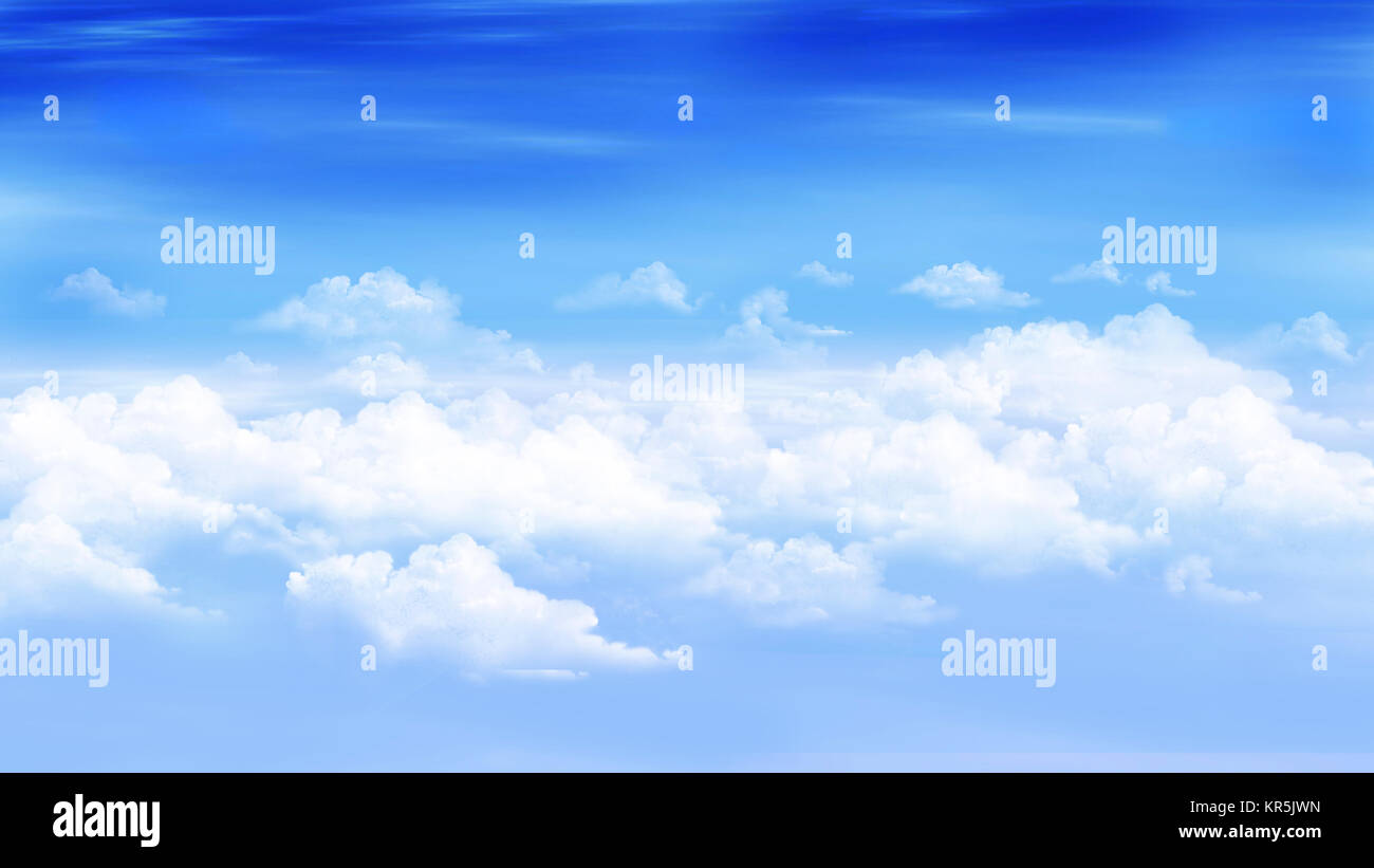Clouds in a Blue Sky Stock Photo Alamy
