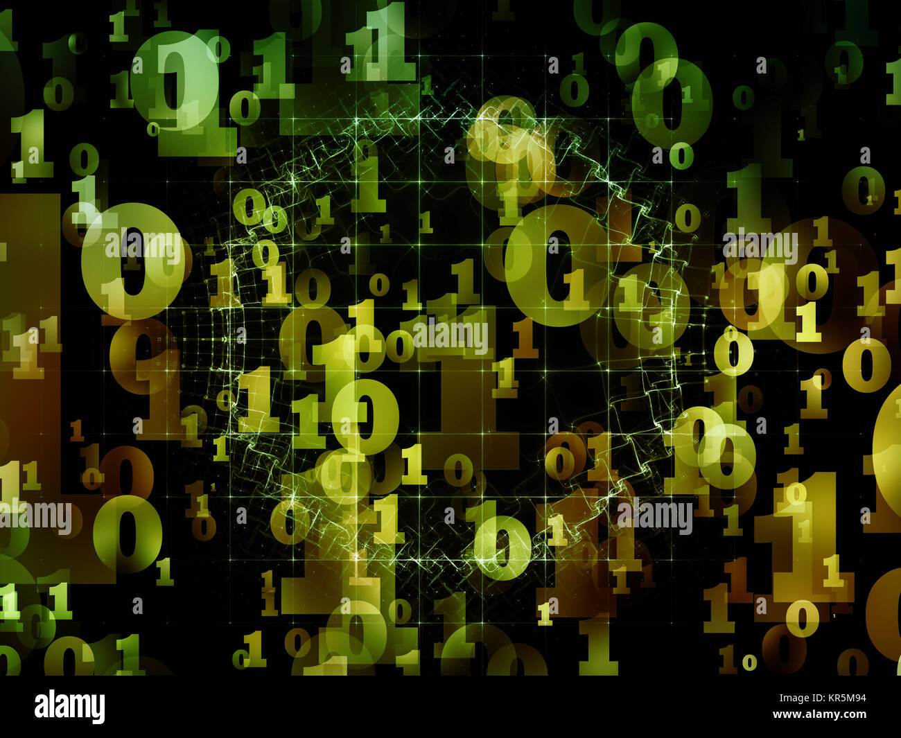Numbers of Energy Field Stock Photo - Alamy