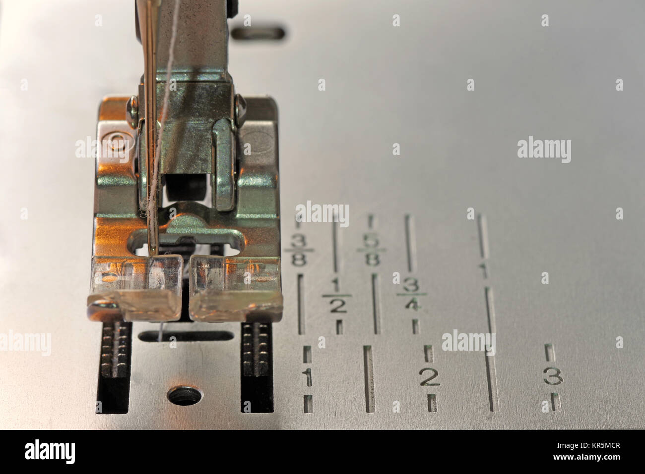 sewing needle and foot Stock Photo Alamy