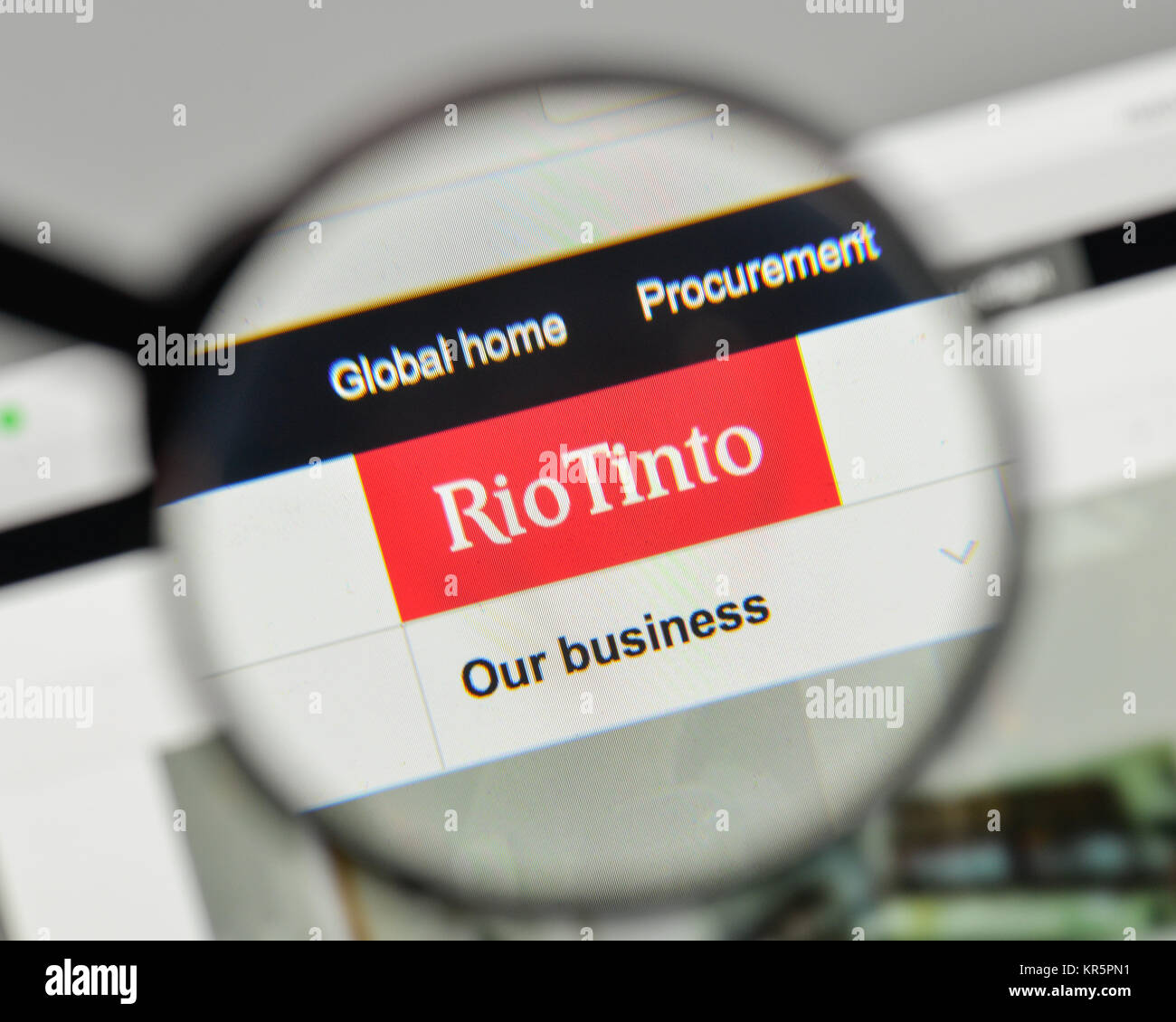 Rio tinto logo hi-res stock photography and images - Alamy