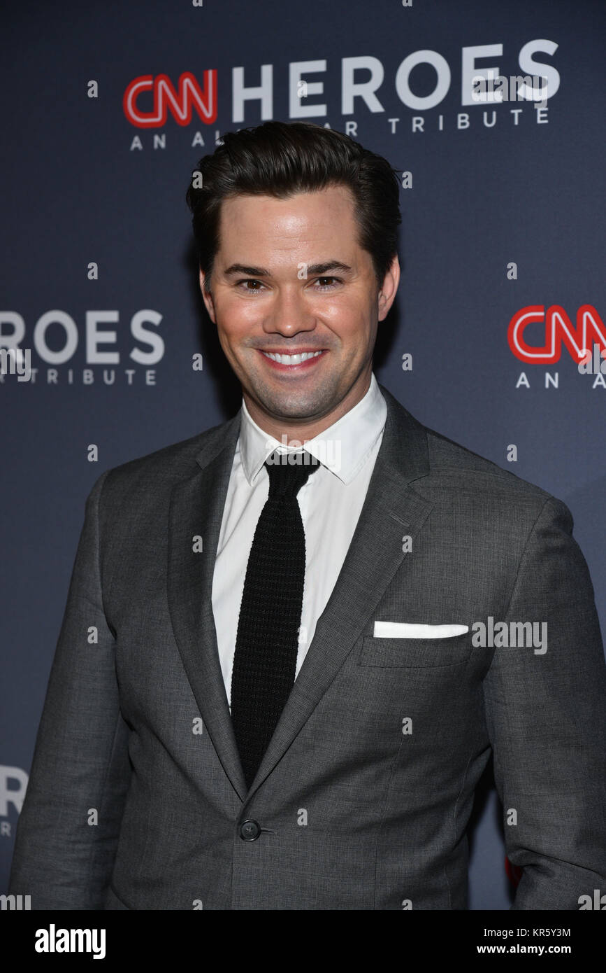 New York City, USA. 17th December, 2017. Andrew Rannells attends CNN ...