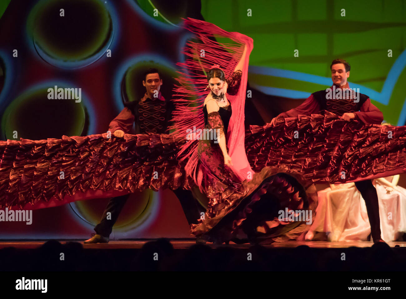 Budapest. 18th Dec, 2017. Ballet "Nutcracker" is performed by the