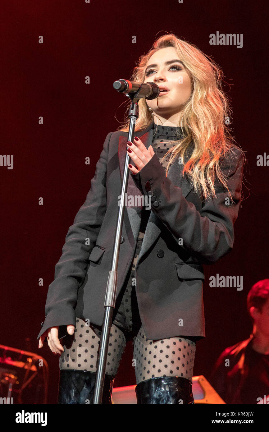 Tampa, Florida, USA. 16th Dec, 2017. SABRINA CARPENTER during the 93.3 ...