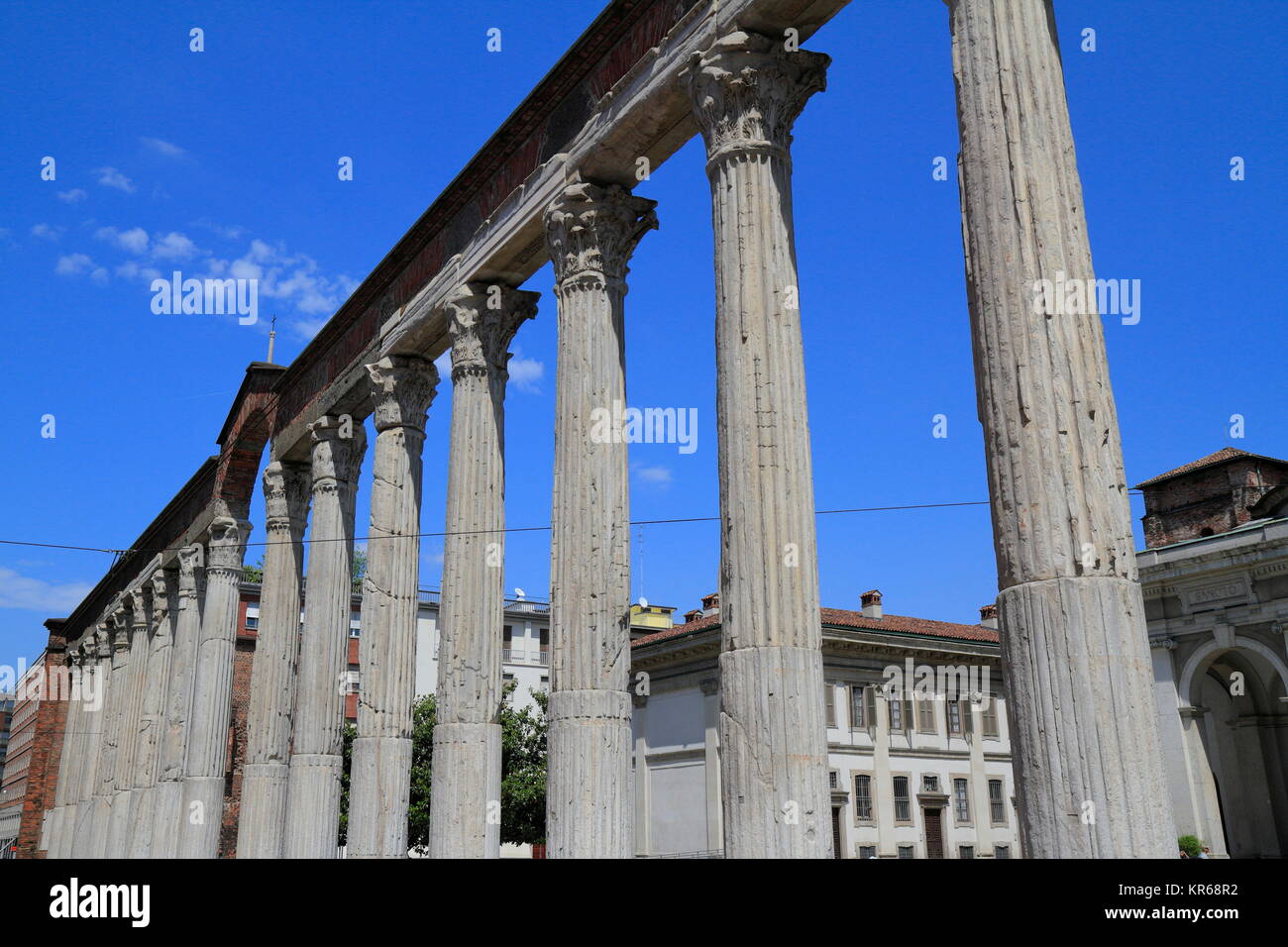 colonne di san lorenzo - st lawrence columns Stock Photo