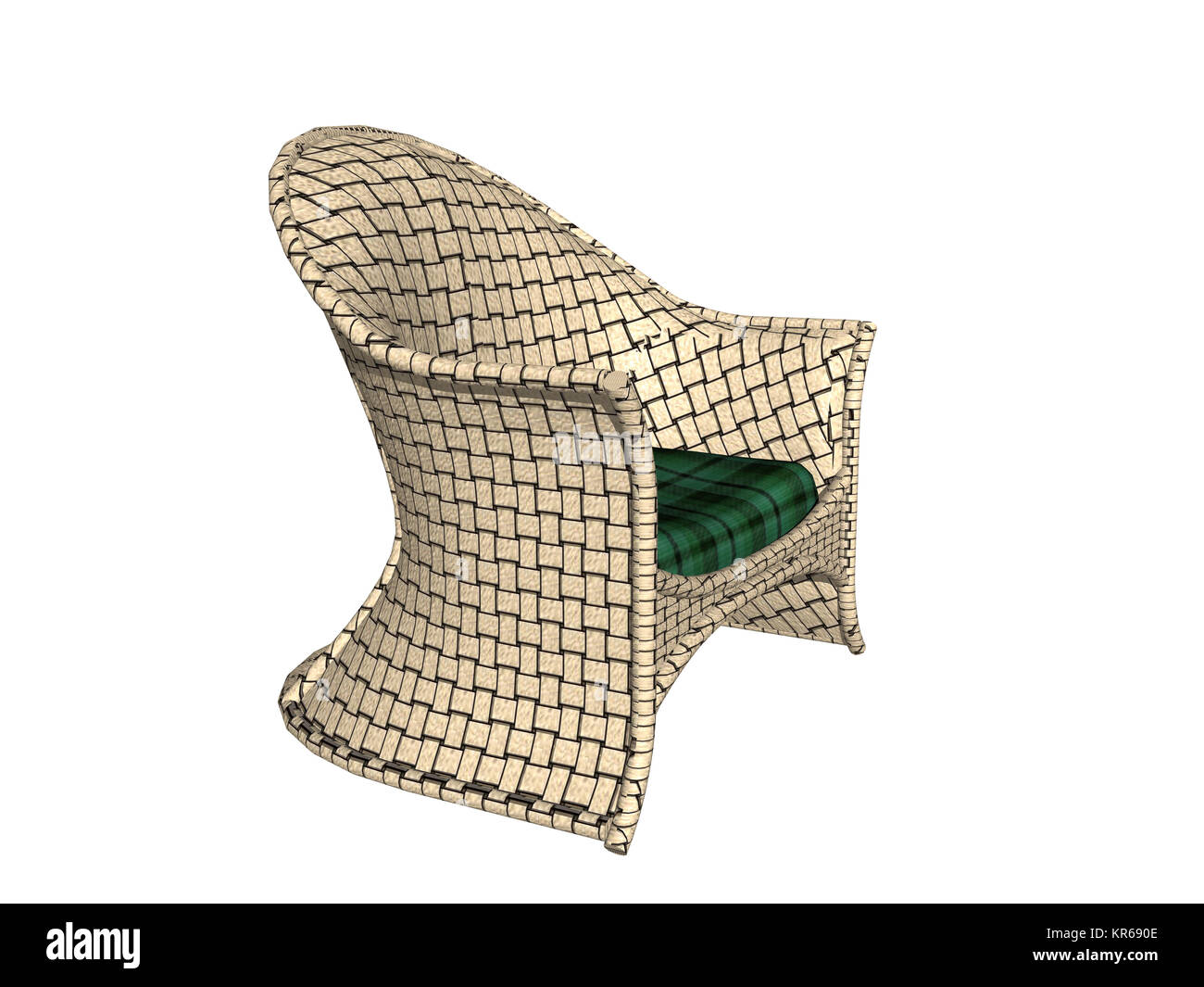 Basket chair exempted Stock Photo Alamy