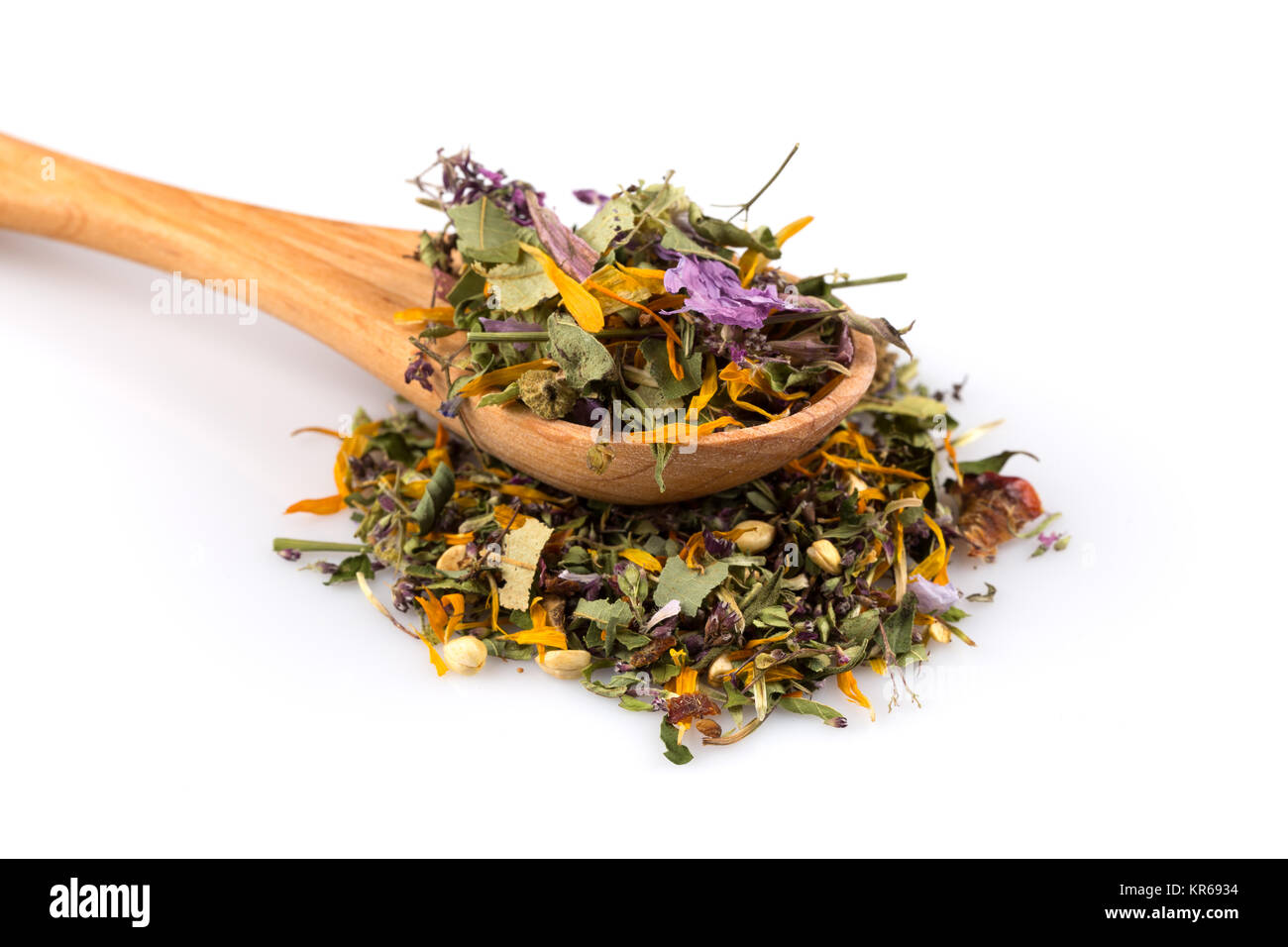 Dried herbal tea leaves Stock Photo Alamy