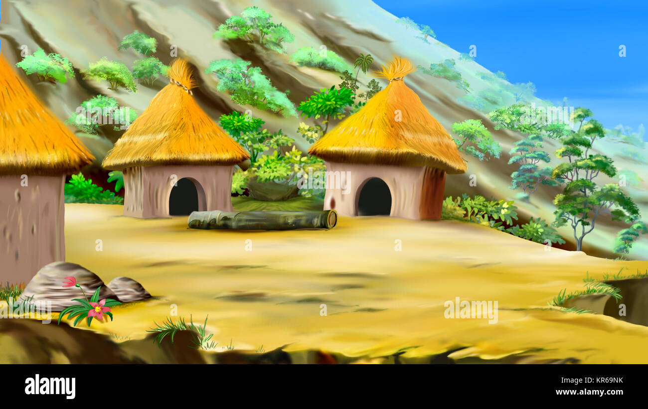 Small Village in the Mountains Stock Photo - Alamy