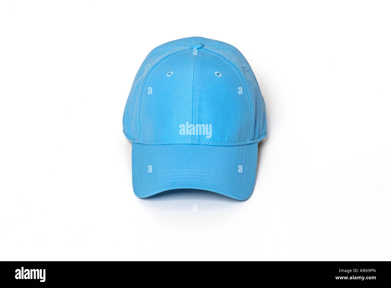 Light blue adult golf or baseball cap Stock Photo