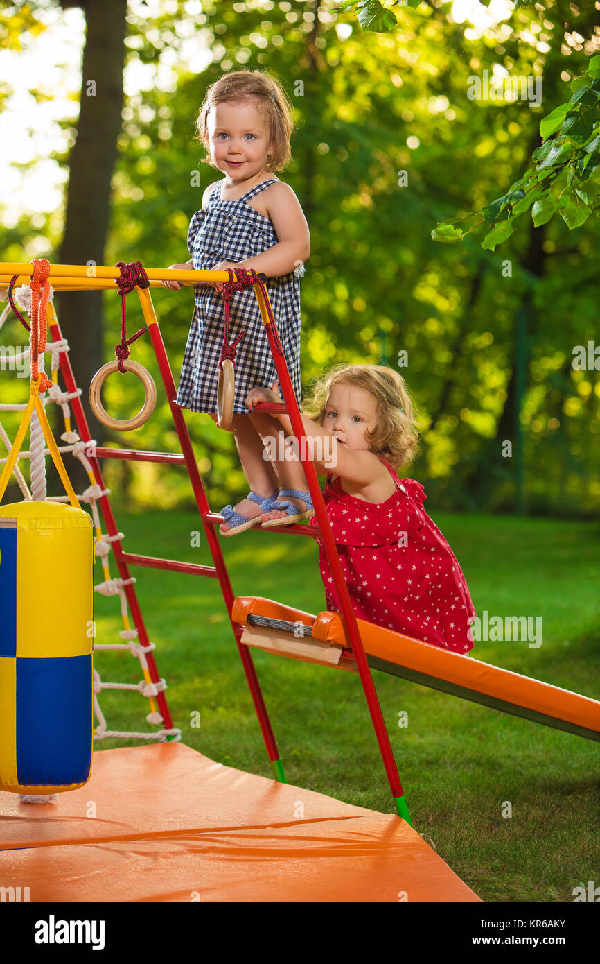 girls outdoor play