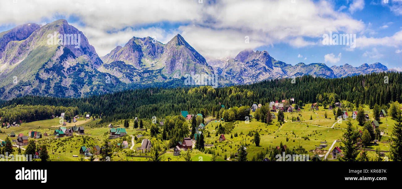 Nature Mountain Landscape Montenegro Stock Photo Alamy