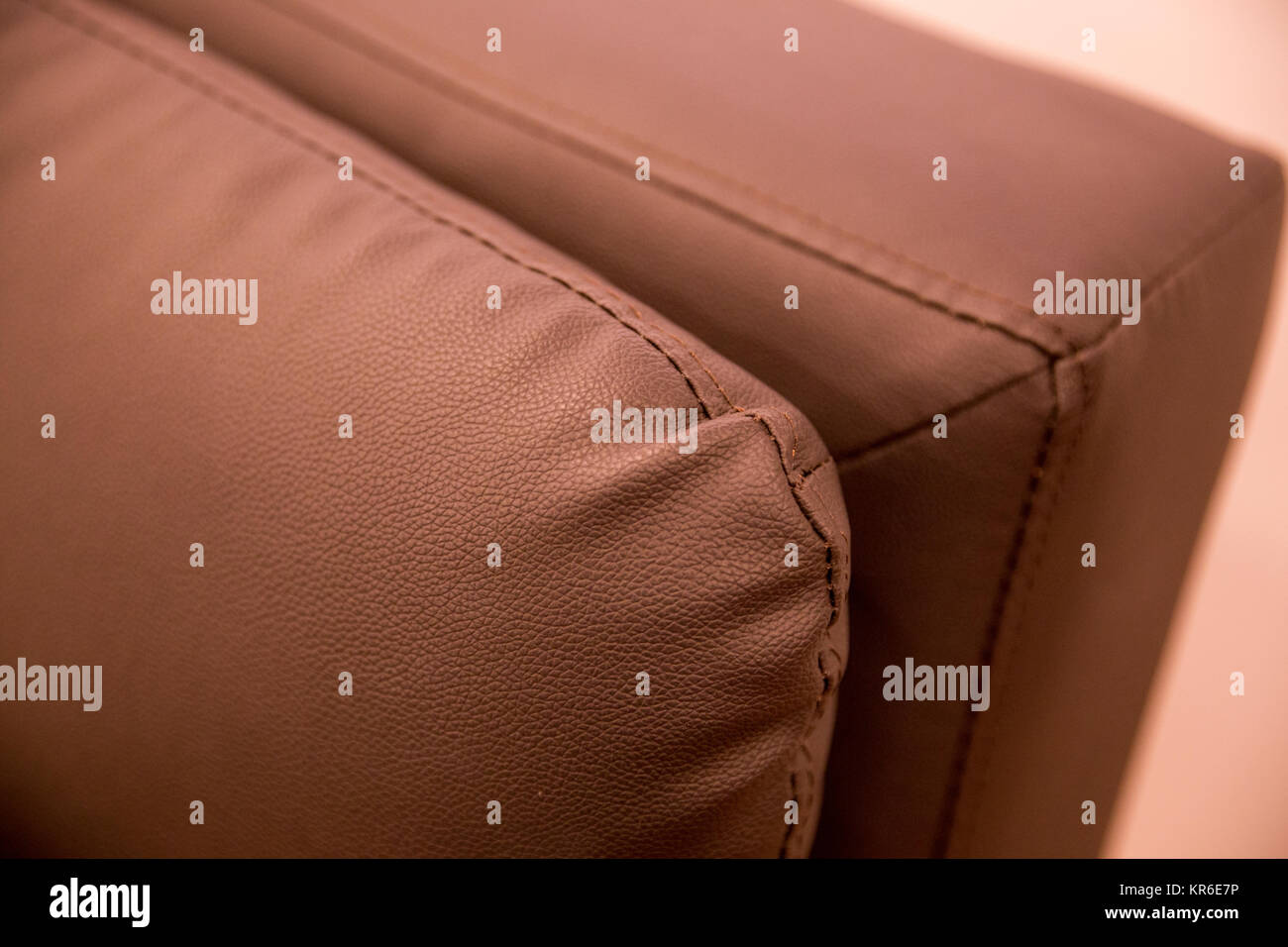 Close up Leather Sofa Rexine Texture Stock Photo Alamy
