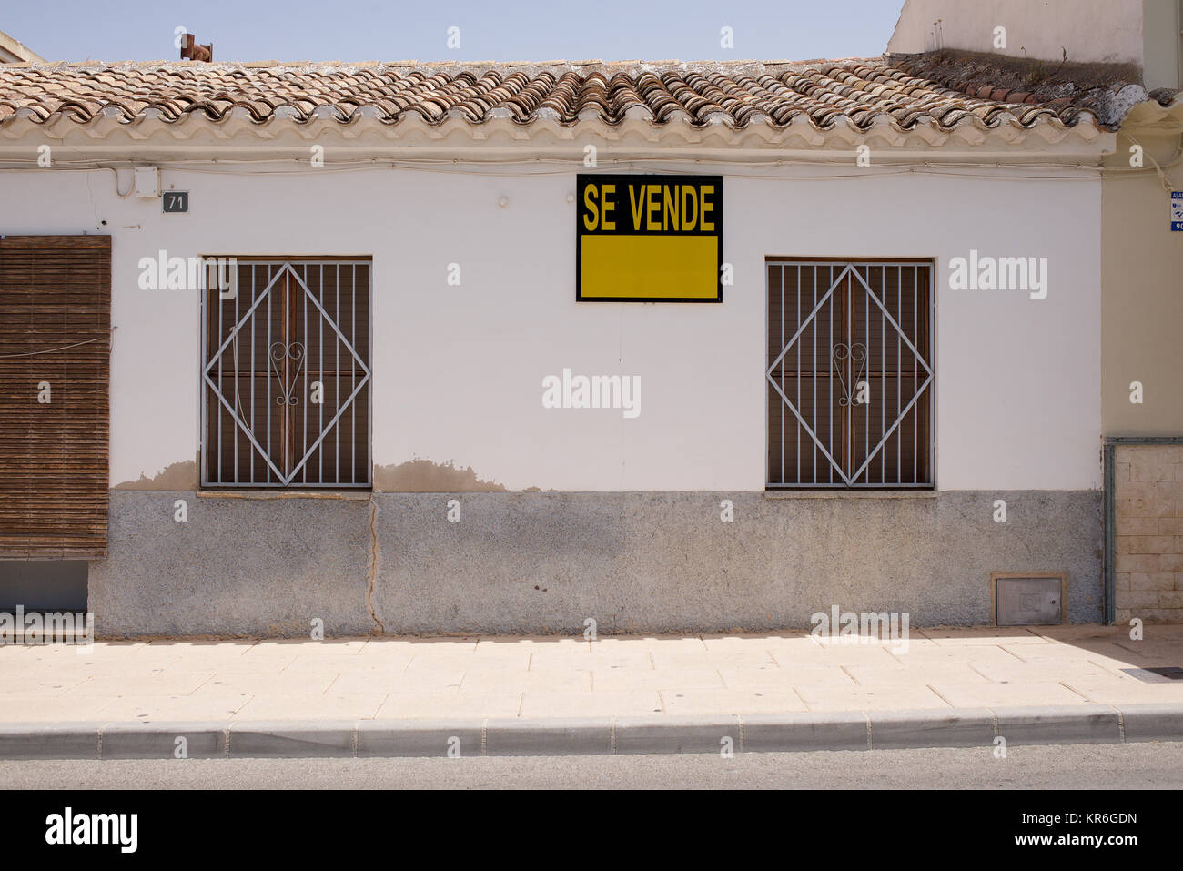 Small house for sale in Spain Stock Photo Alamy