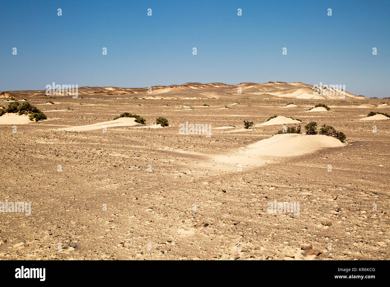 sand  dunes at skeleton coast namibia Stock Photo