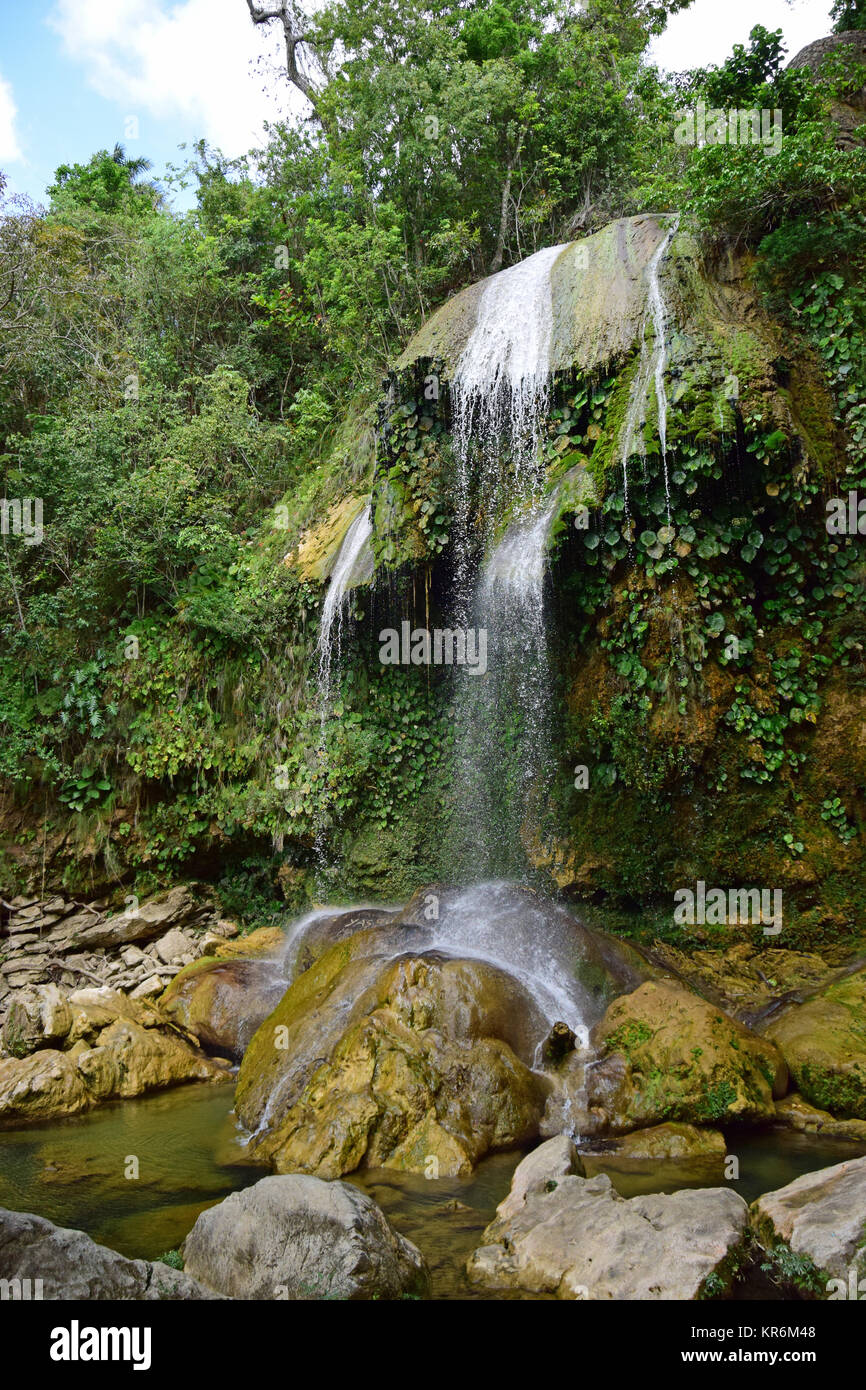 waterfall el nicho Stock Photo