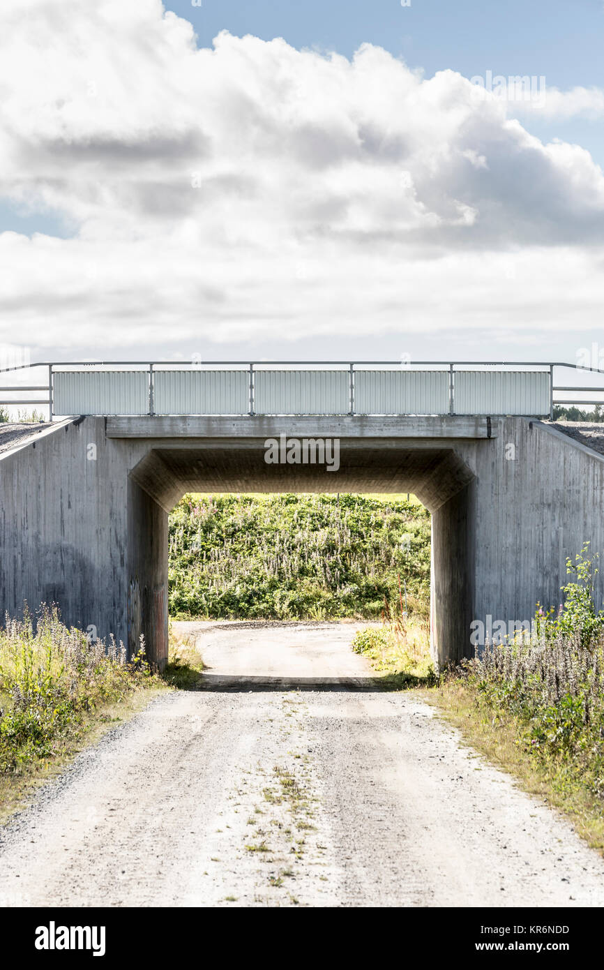 Tunnel Under Road Stock Photo - Alamy