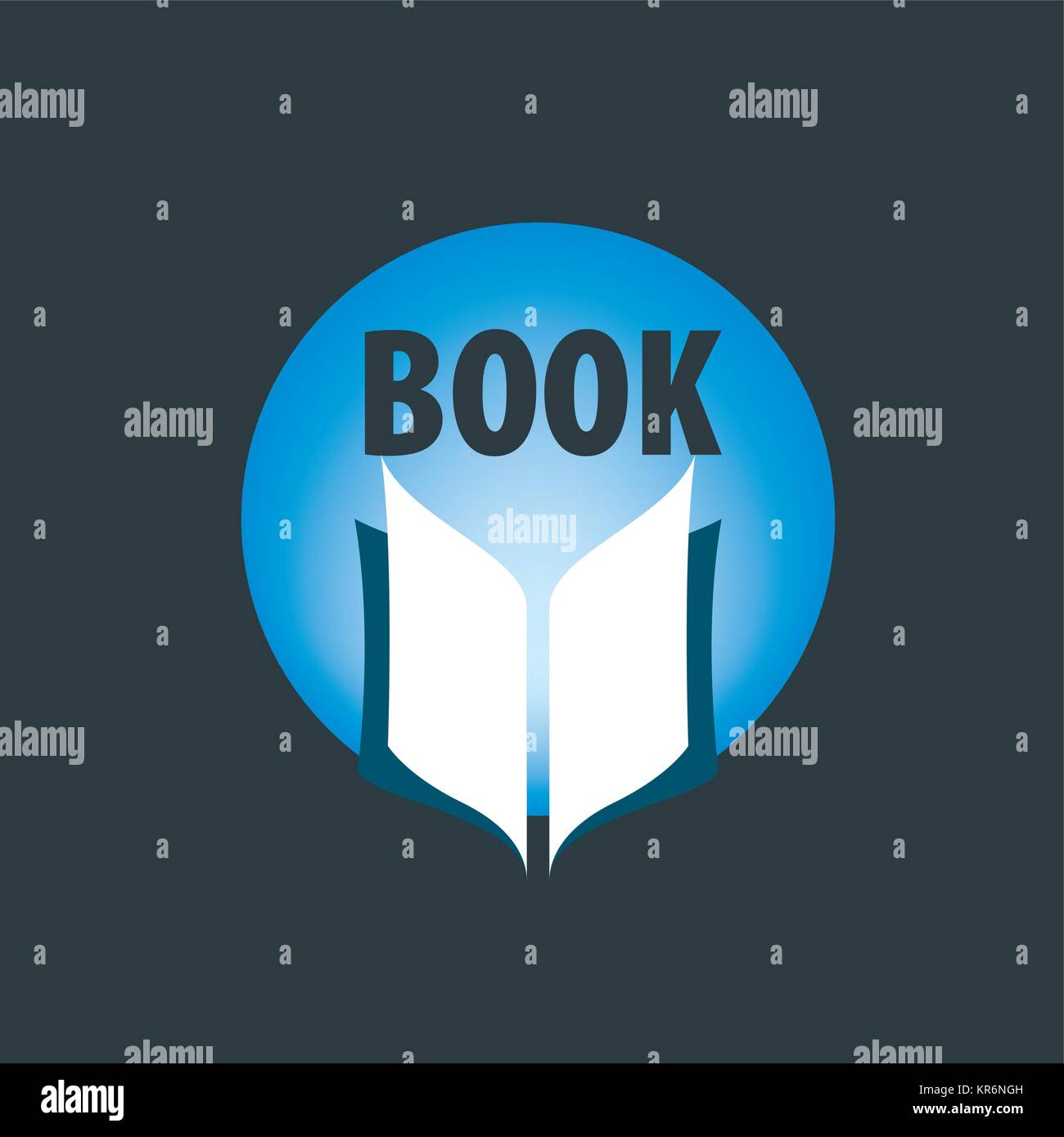 Vector sign book Stock Vector