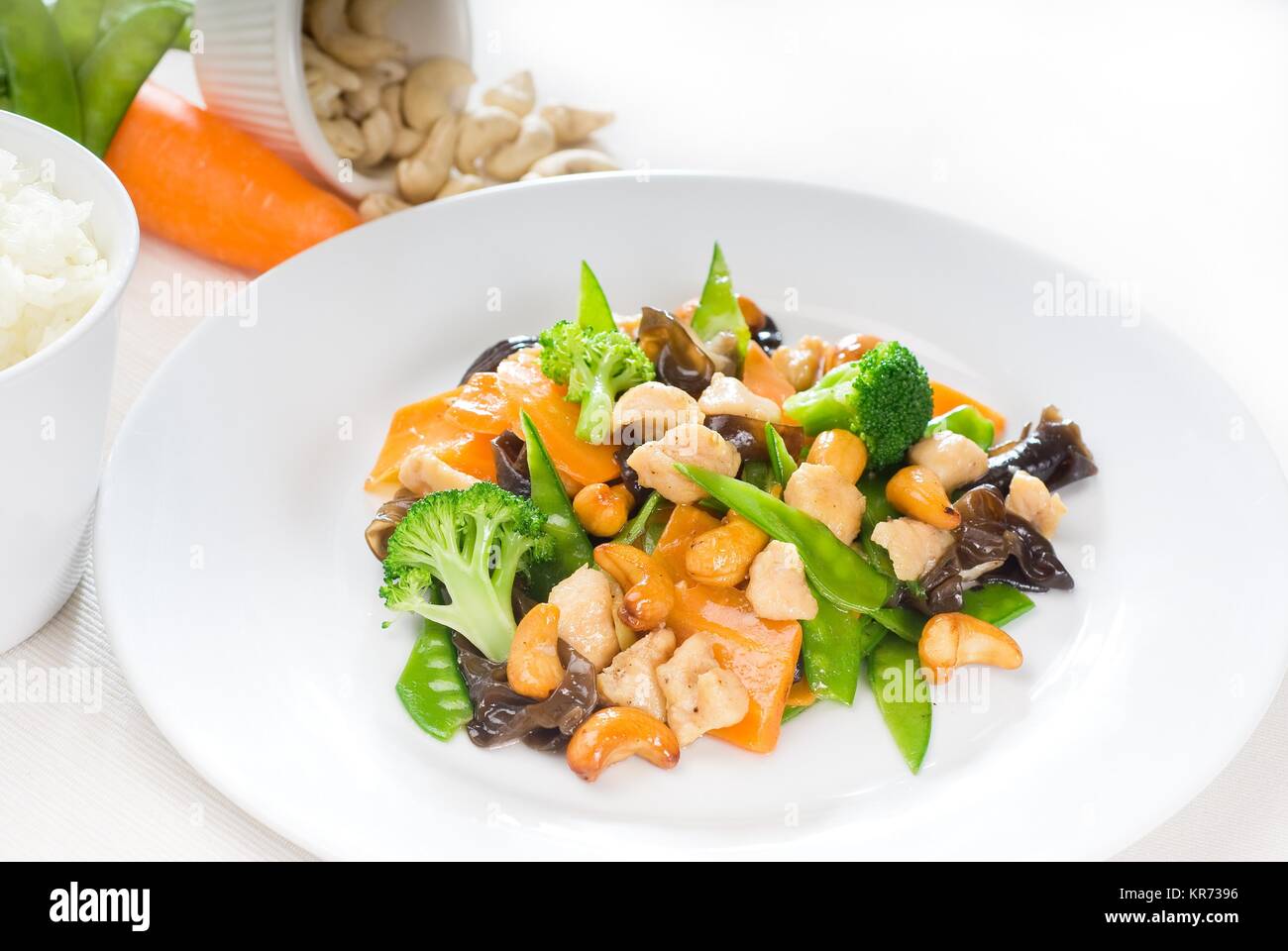 chicken and vegetables Stock Photo - Alamy