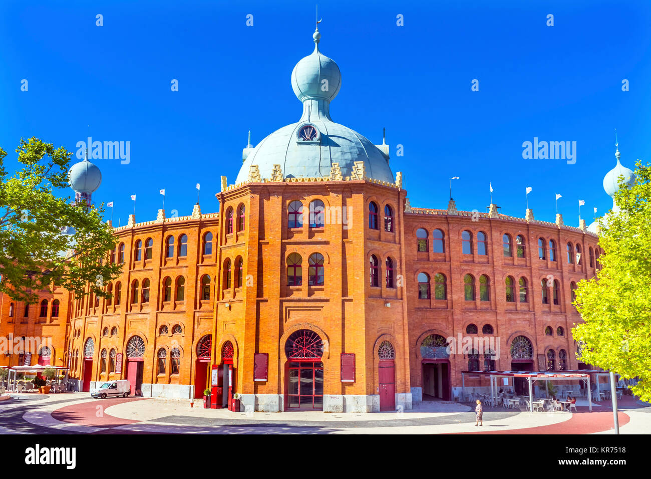 Campo Pequeno Bullring Bullfight Arena Lisbon Portugal. Builit in the