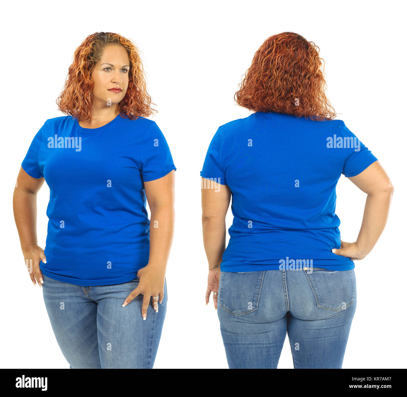 Woman Wearing Blank Blue Shirt Front And Back Stock Photo Alamy woman-wearing-blank-blue-shirt-front-and-back-stock-photo-alamy