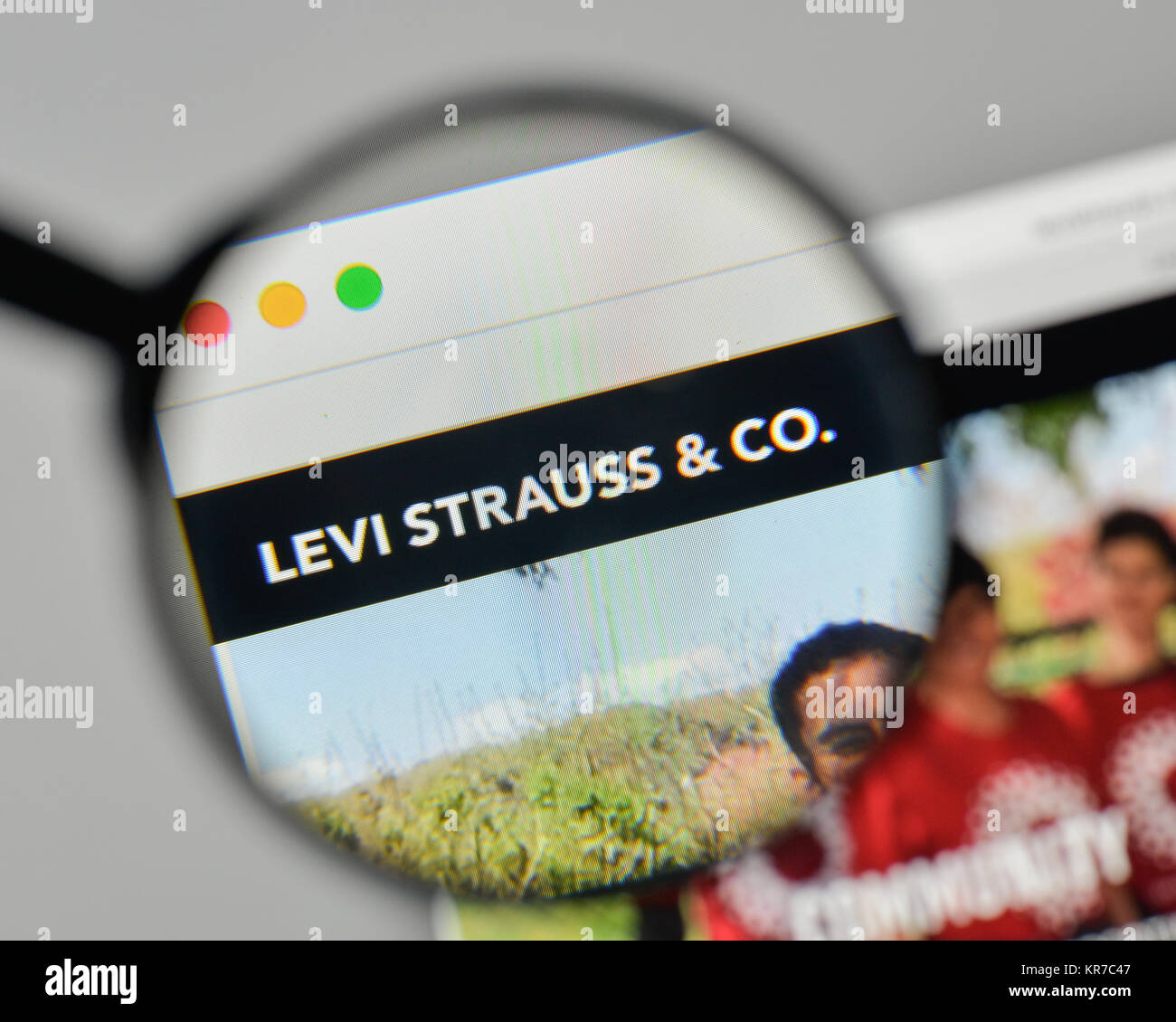 Levi strauss logo High Resolution Stock 