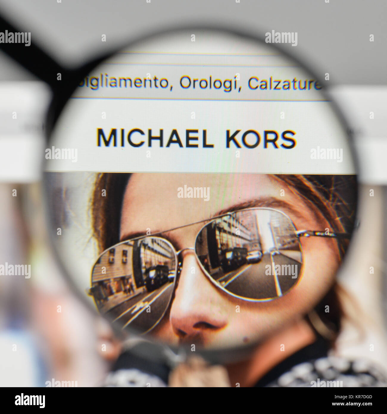 Milan, - November 1, 2017: Kors logo the website homepage Stock Photo - Alamy