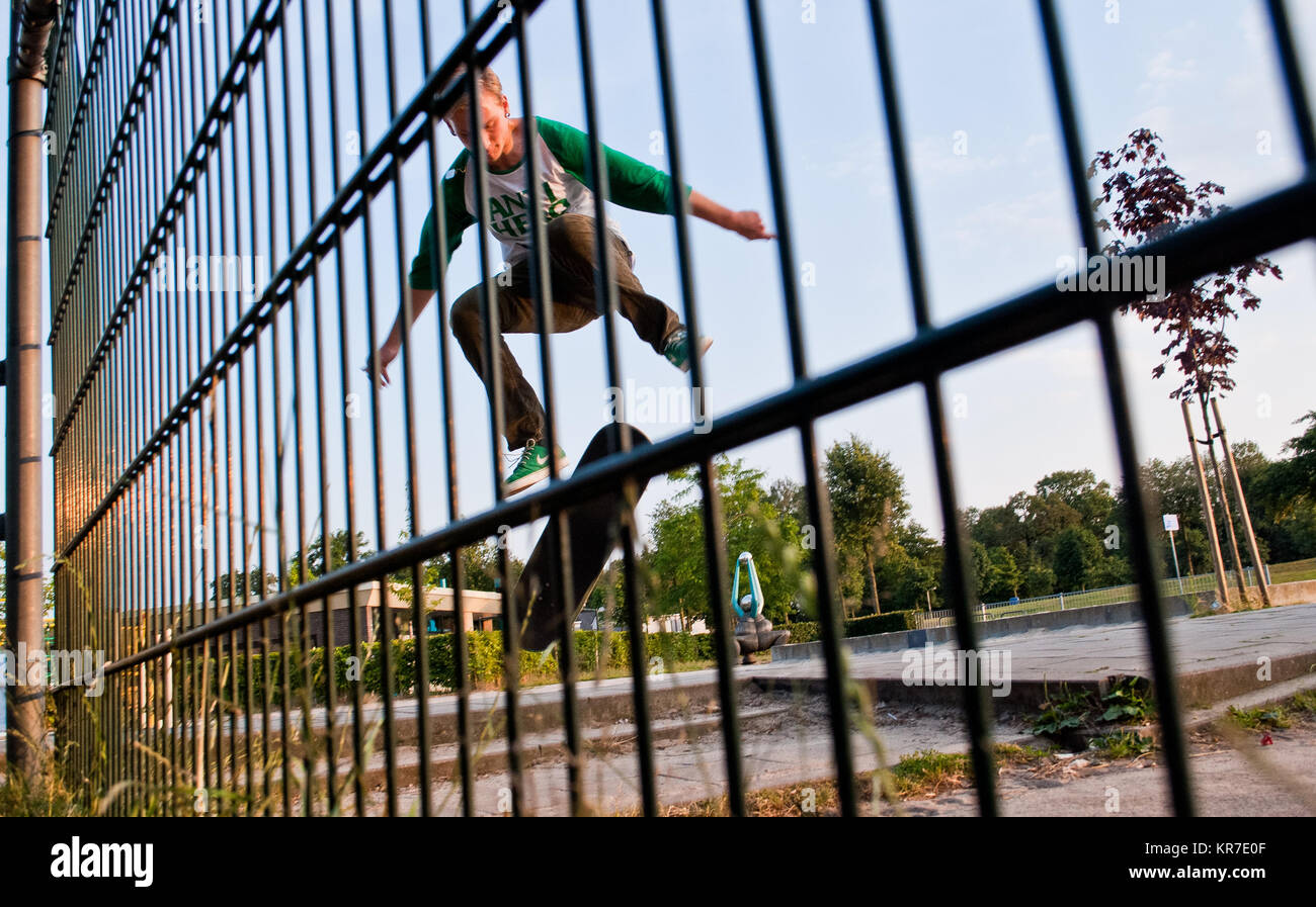 skateboarden Stock Photo