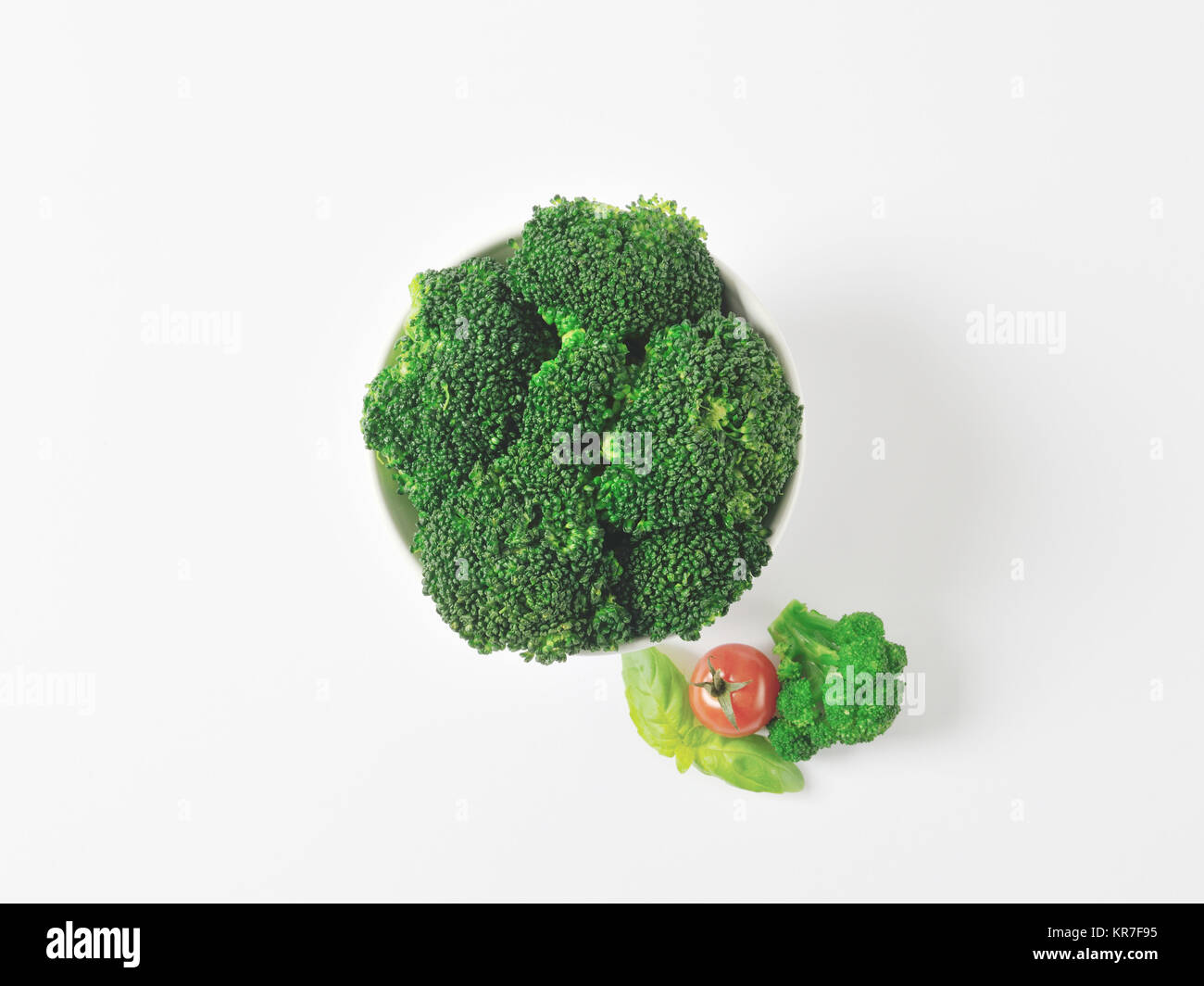 Raw broccoli florets Stock Photo Alamy