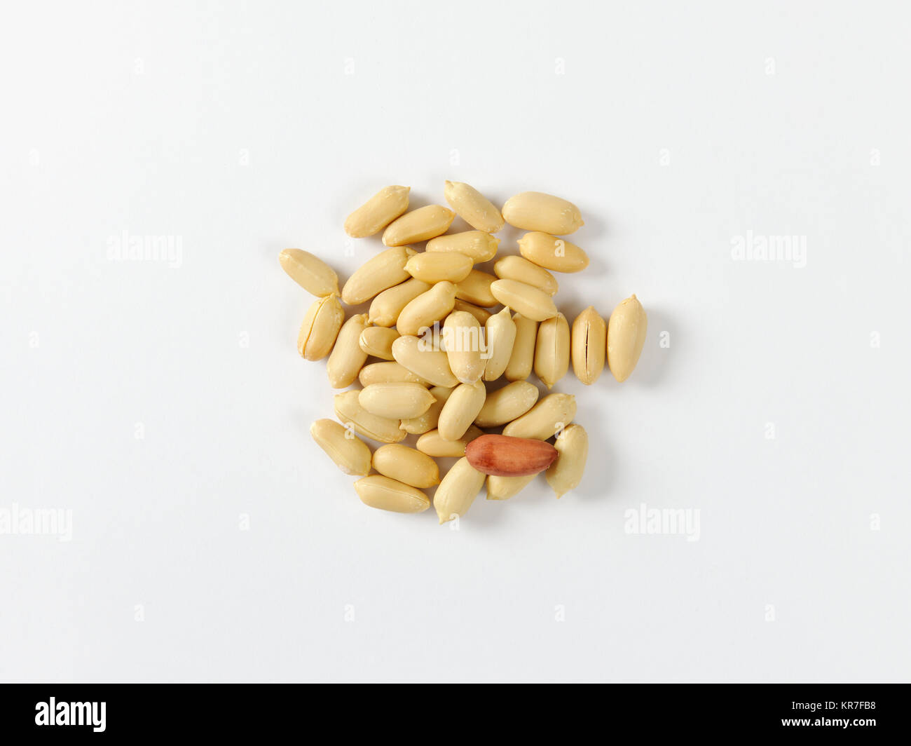 Unsalted shelled peanuts Stock Photo Alamy